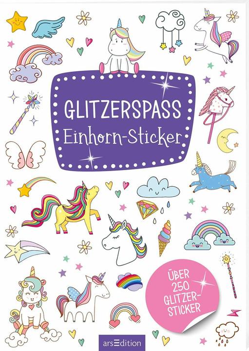 ARS Glitzerspass Einhorn-Sticker