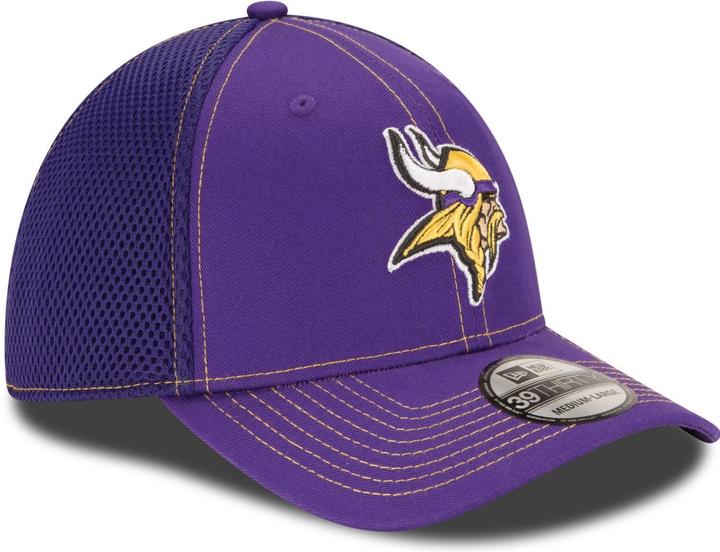 Actual product image New Era 39Thirty Stretch Mesh Cap - Minnesota Vikings - L/XL (L)