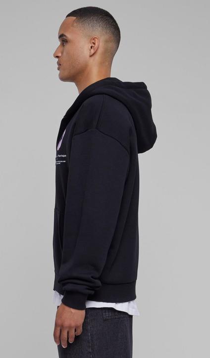 Produktbild Urban Classics Vive La Liberte Heavy Oversize Zip Hoody (XL)