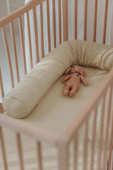 Actual product image Meyco spannbettlaken kinderbett pre-washed musselin (60 x 120 cm)