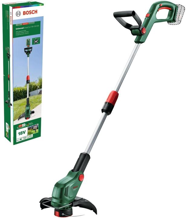Produktbild Bosch Home & Garden Akku-Rasentrimmer UniversalGrassCut 18V-26-500 Solo (Trimmfaden)