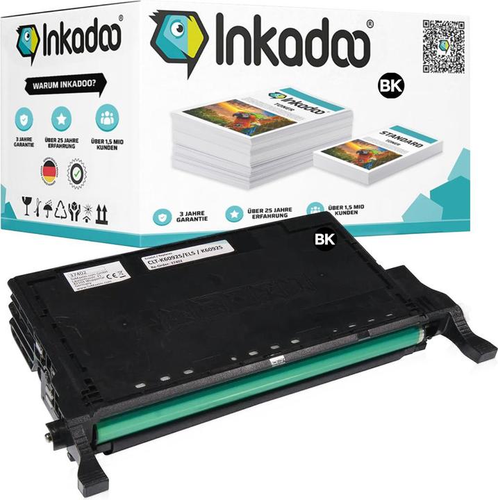 Produktbild Inkadoo Toner kompatibel zu Samsung CLT-K5082L/ELS / K5082L Toner, schwarz Schwarz (BK)