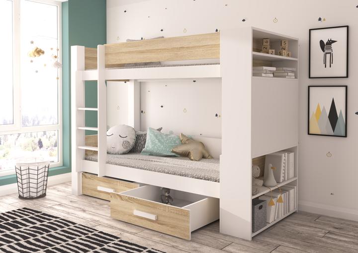 Produktbild ADRK Furniture Etagenbett doppelt GARET 180x80 (180 x 80 cm)