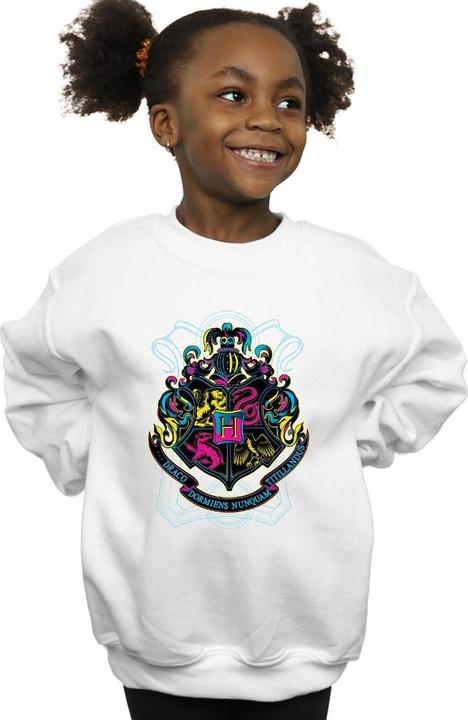 Image du produit - Sweat NEON HOGWARTS CREST - Fille (140, 146)