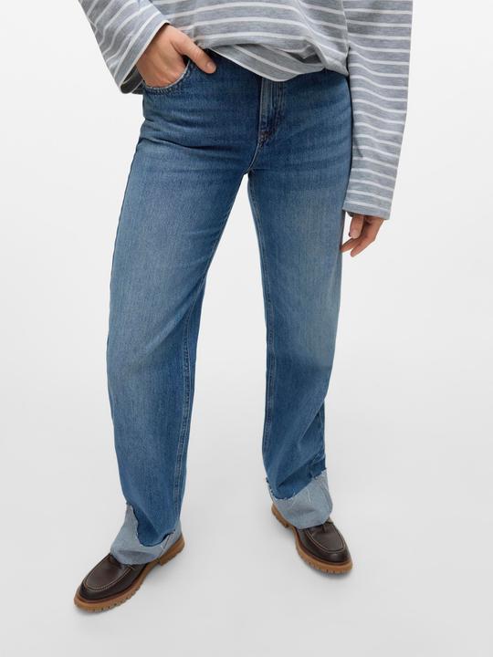 Actual product image Vero Moda VMALLISON Mid Rise Gerade geschnitten Jeans Straight-Fit (W27/L30)