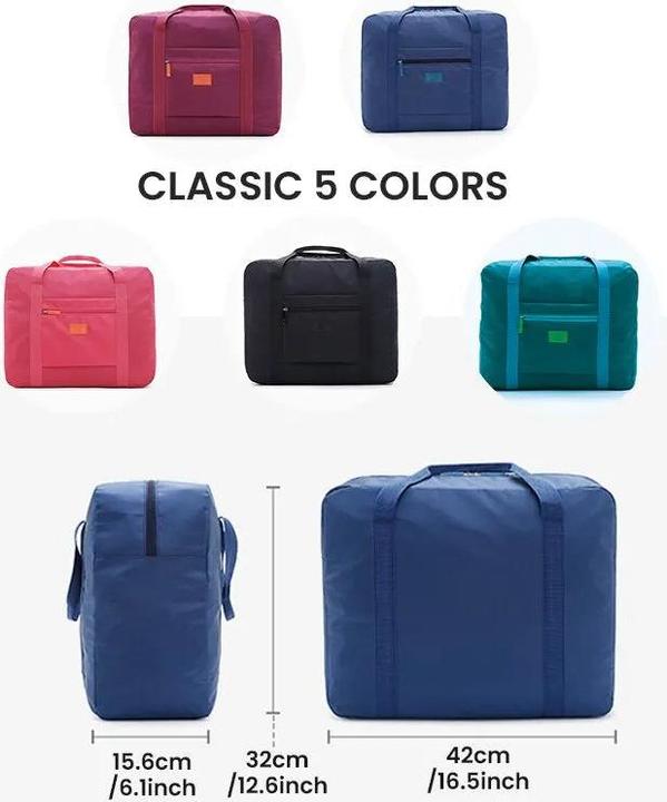 Image du produit Only-Bags.Store Sac de voyage pliable Sac de voyage léger Tote Carry On Sac à bagages Weekender Overnight