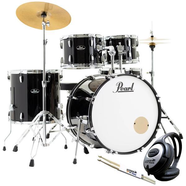 Produktbild Pearl Roadshow Schlagzeug 22 mit Kopfhörer mitSticks (Drum Machine)