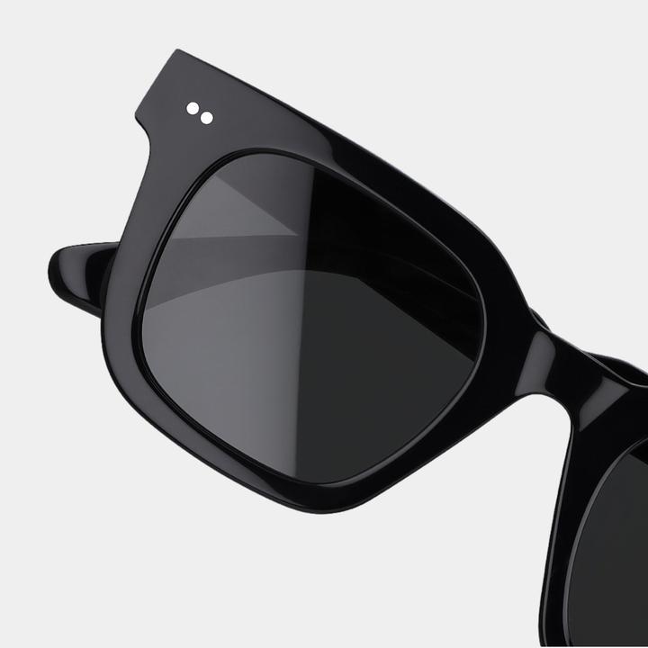 Immagine prodotto James Dixon Schwarz/Grau – Milton – Quadratisch – Acetat – Sonnenbrille