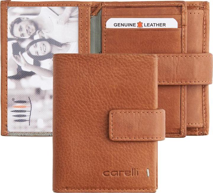 Produktbild Giorgio Carelli Unisex Geldbörse, klein mit Lasche, RFID