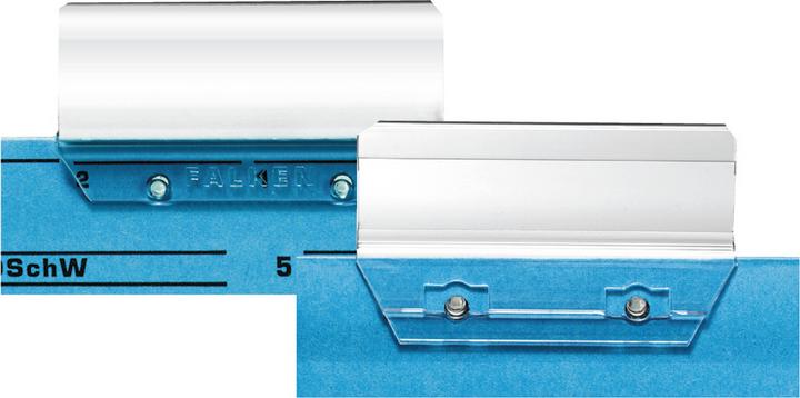 Actual product image Falken Full view tabs 60 x 35 mm (W x H) PVC transparent 50 pcs./pack.