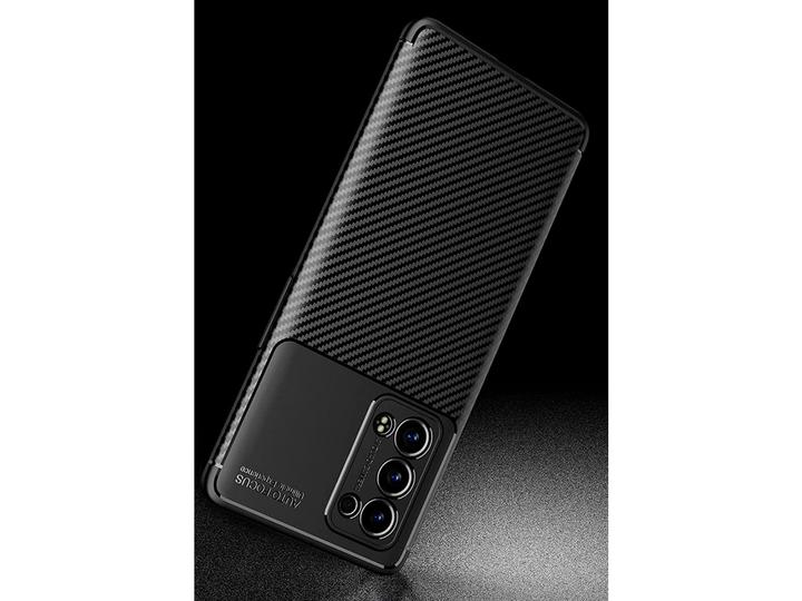 Productafbeelding Screenguard Oppo Reno6 Pro 5G Romp Carbon Design TPU Hoesje (Oppo Reno 6 Pro)