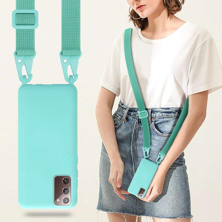 Produktbild Cadorabo TPU Cover Handy Kette Liquid (Samsung Galaxy Note 20)