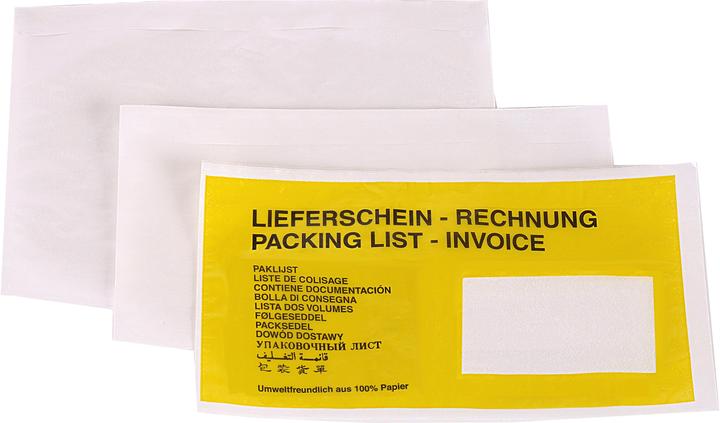 Docufix Dokumententasche Graspapier (130 x 240 mm)