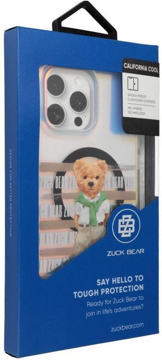 Produktbild Zuck Bear CALIFORNIA COOL MAG Hülle kompatibel mit MagSafe für IPHONE 16 Freizeitkleidung (Apple iPhone 16)