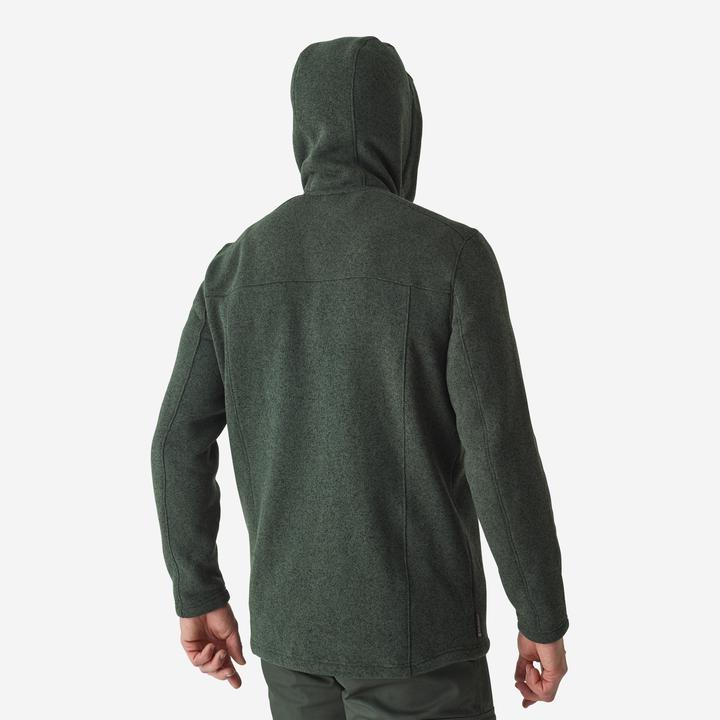 Immagine prodotto Solognac Giacca in pile 500 con cappuccio verde caldo (L)