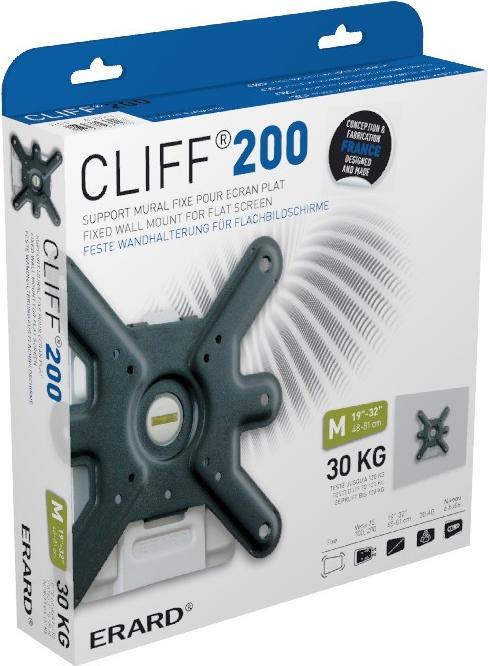 Produktbild Erard CLIFF 200 starre Monitor Wandhalterung 19-43 Zoll (Wand, 32", 30 kg)