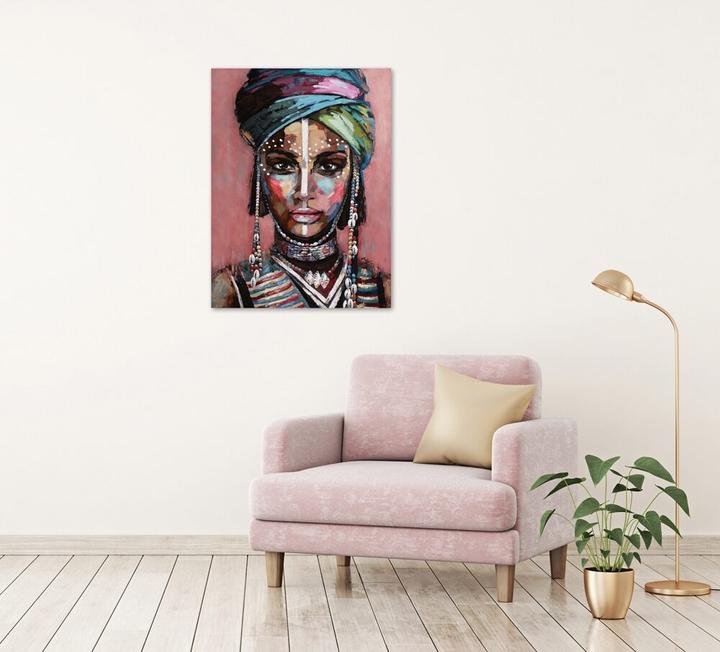 Actual product image Schubiger Image desert woman with turban (60 x 90 cm)
