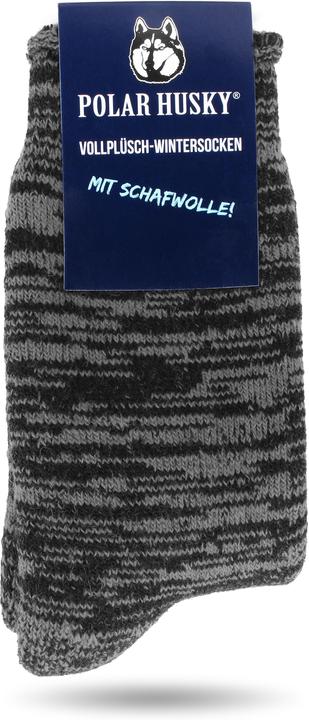 Image du produit Polar Husky Farbige Vollplüsch-Socken mit Wolle (Une unité par pack, 47 - 50)