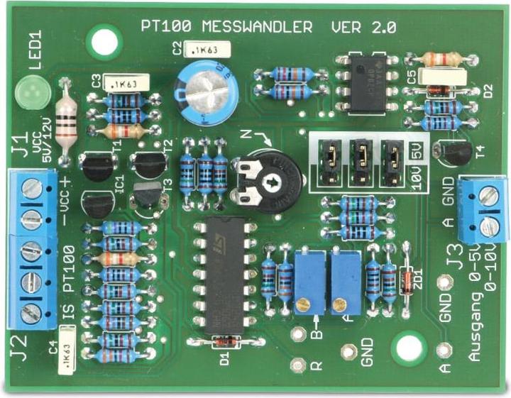 Produktbild Pollin Electronic Bausatz PT100 Messwandler V2.0