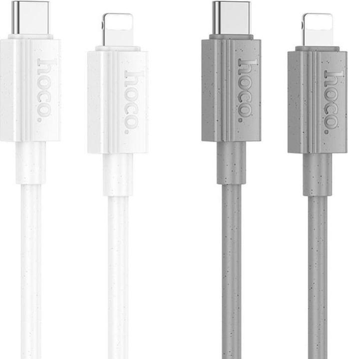 Actual product image Hoco Cable cable Type C to Lightning PD 27W X107 1 m gray (1 m, USB 3.0)