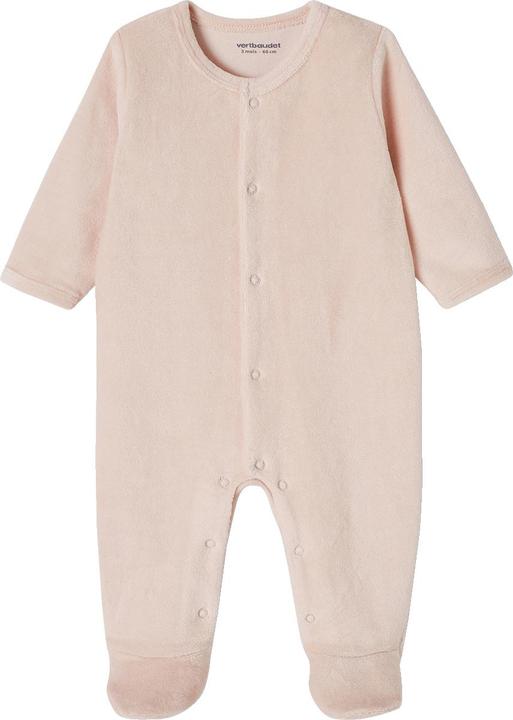 Actual product image Vertbaudet 3er-Pack Baby Samt-Strampler BASIC (68)