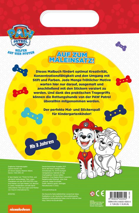 Immagine prodotto Panini PAW Patrol: grande divertimento da colorare con gli amici pelosi