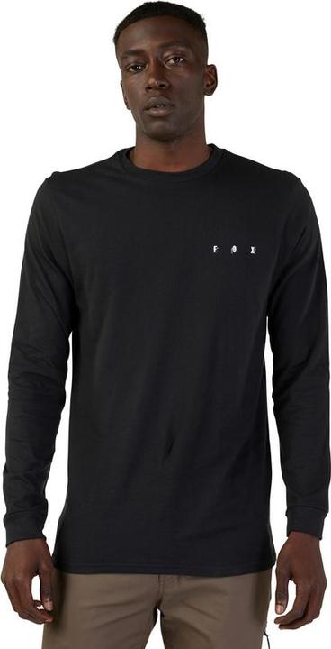 Actual product image Fox Tee 23 Diffuse Ls Prem Blk M (M)