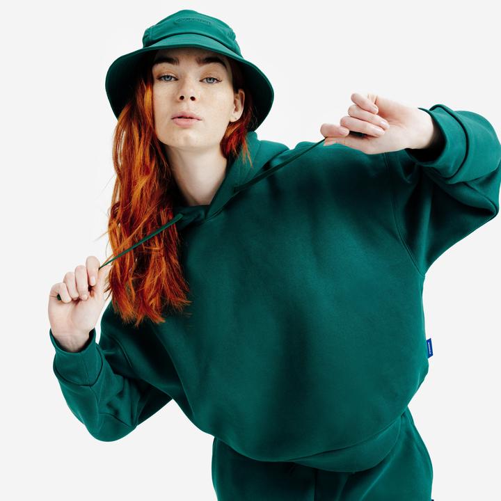 Image du produit Decathlon Sweat à capuche femme, Elementals, vert (XS)