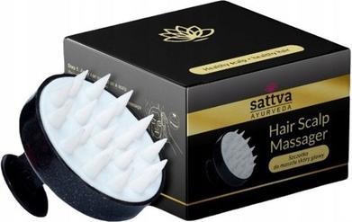 Actual product image Sattva Ayurveda SATTVA Szczotka do masażu skóry głowy Czarna 1szt