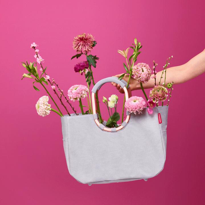 Produktbild reisenthel Einkaufskorb Loopshopper L Twist Sky Rose Hellgrau