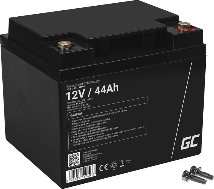 Image du produit GreenCell AGM Battery 12V 44Ah - Batterie - 44.000 mAh (12 V, 44 Ah)