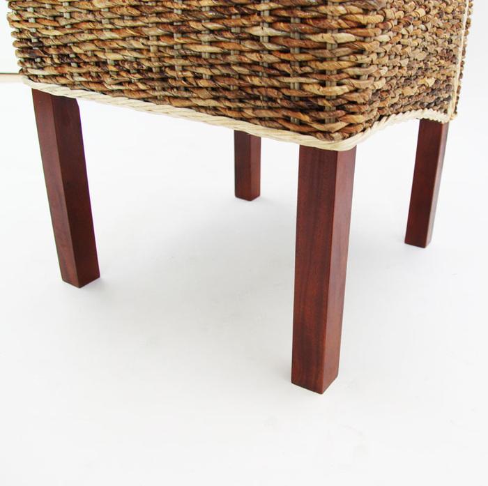 Image du produit Swisshandel24 2x Chaise en osier M69 BALI Bananier clair