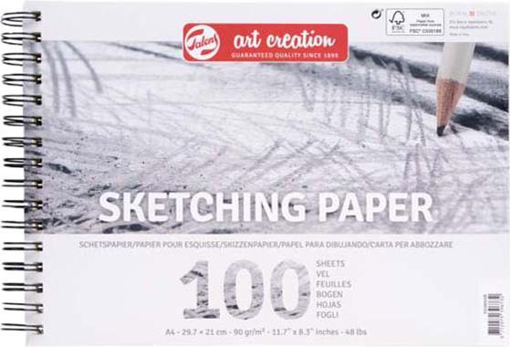 Actual product image Talens Paper pad A4 Sketching (A4, Soft cover)