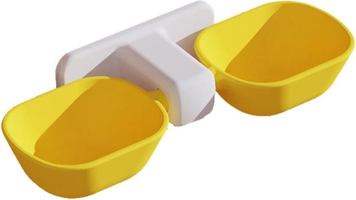 Actual product image König Design Pet dual food bowl food bowl cat dog bowl slanted for small bowl