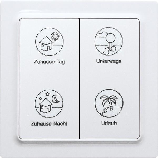 Produktbild Eltako F4PT55E-wg Funk Taster Aufputz Reichweite max. (im Freifeld) 30m