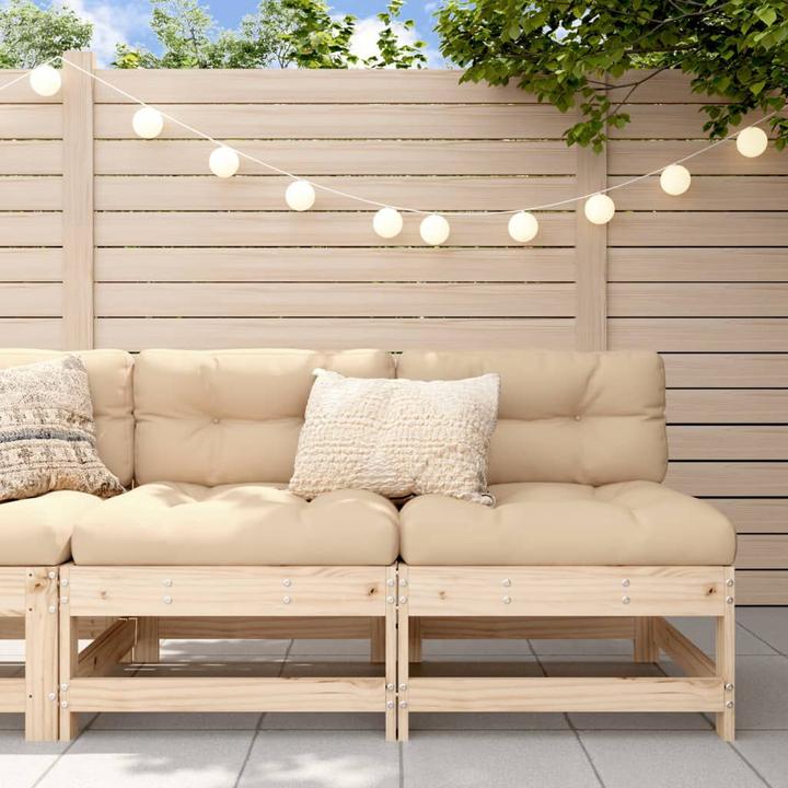 Produktbild VidaXL Garten-Mittelsofas 2 Stk. Massivholz Kiefer,Material