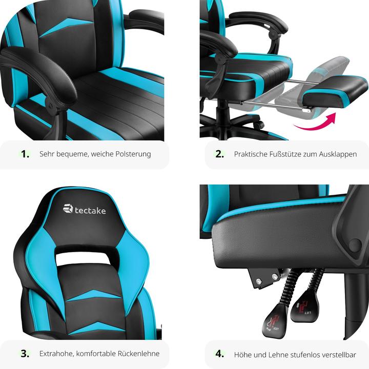 Produktbild tectake Racing Bürostuhl Comodo