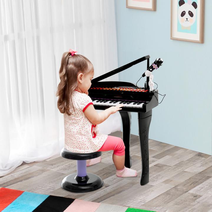 Produktbild Homcom Kinderklavier inklusive Hocker (Englisch, Deutsch)