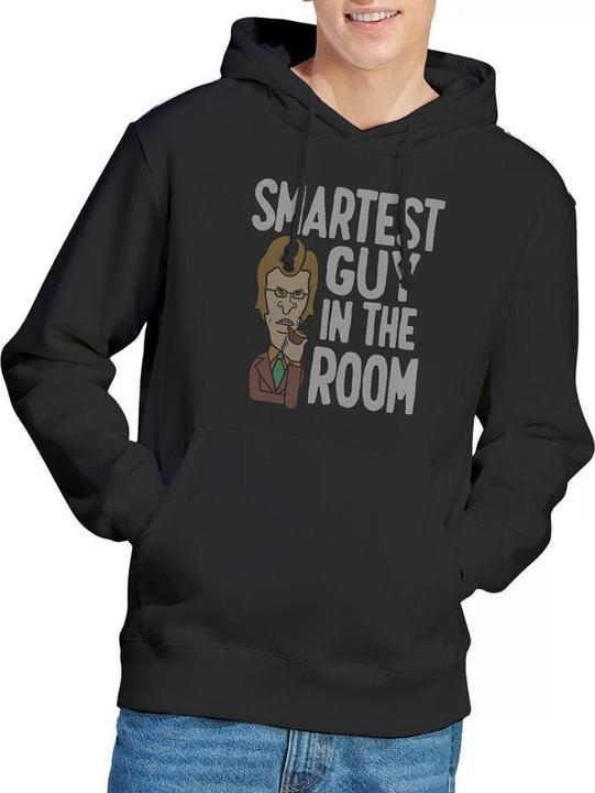 Immagine prodotto Universal Textiles Smartest Guy In The Room Felpa con Cappuccio Uomo (XL)