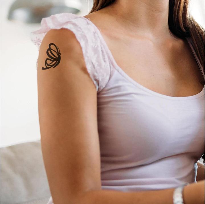Produktbild Ladot Tattoostempel Schmetterling Medium