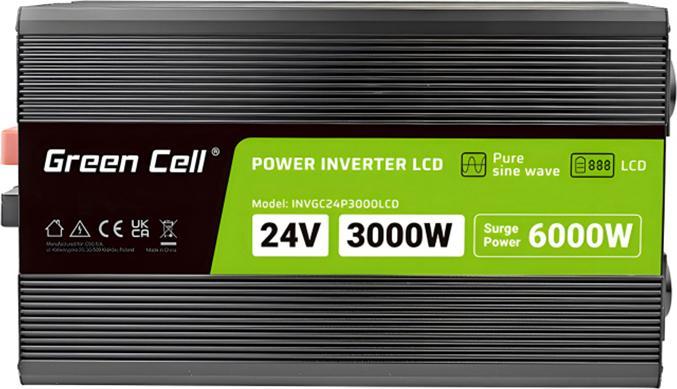 Immagine prodotto GreenCell Przetwornica LCD /6000W Czysty sinus z wywietlaczem
