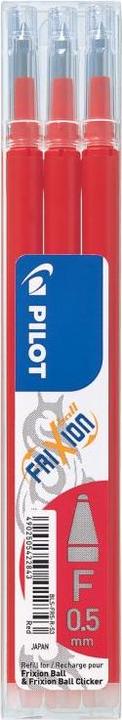 Pilot FriXion Refill Set à 3 (Refill, Red, 0.25 mm)