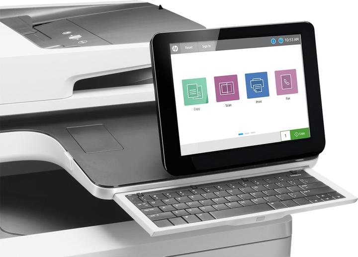 Actual product image HP LaserJet Enterprise Flow MFP M578c - multifunction printer - color - laser - leg (Laser, Colour)