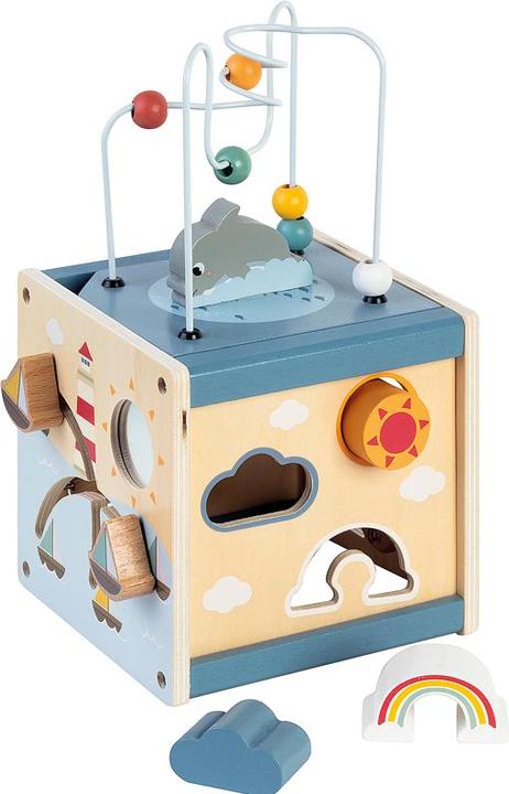 Image du produit HP Cube Bois Activites Ocean 18cm