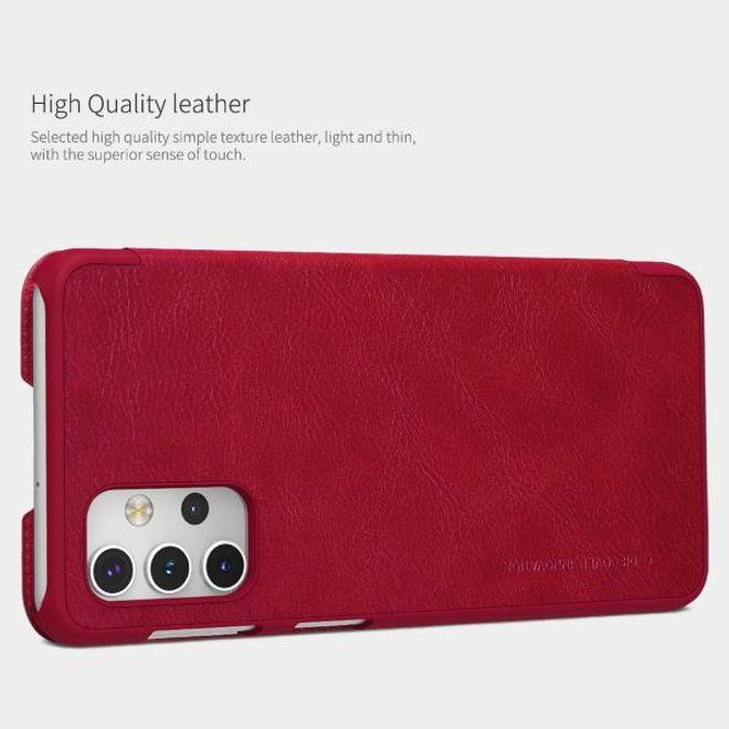 Actual product image Nillkin Qin Series (Samsung Galaxy A32 5G, Samsung Galaxy A42 5G, Samsung Galaxy A52s 5G, Apple iPhone 12, Apple iPhone 12 mini, Apple iPhone 12 Pro, Samsung Galaxy S21 FE, Xiaomi Poco M3)