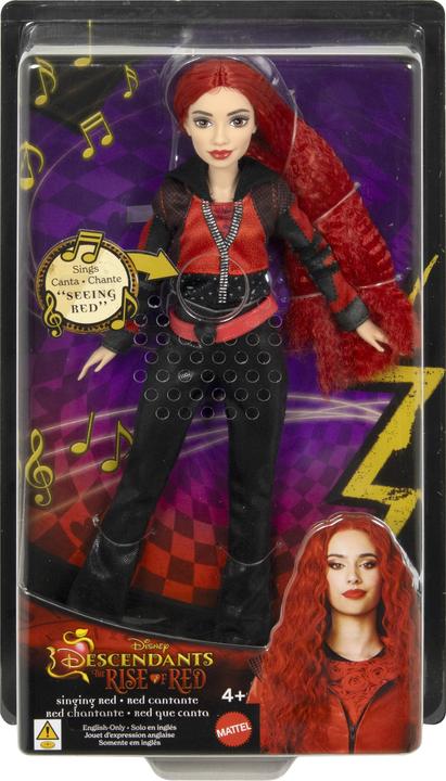 Actual product image Mattel Disney Descendants: The Rise of Red, Singing Red Doll
