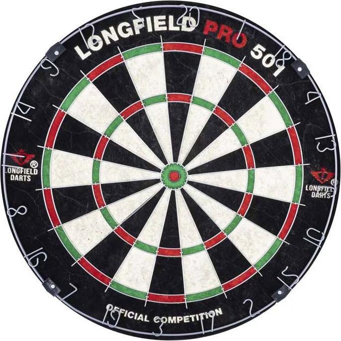 Produktbild Longfield Darts Holzschrank mit Sisal-Dartscheibe inkl. Dartset