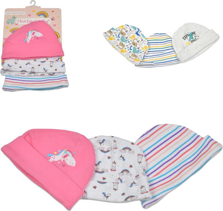 Cangaroo Babymütze Kay 3er-Set 46 cm (46)