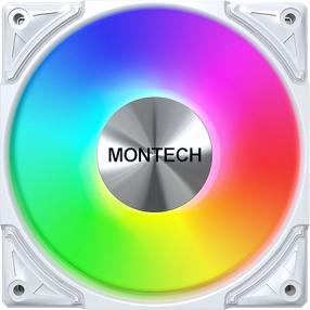 Actual product image Montech METAL PRO 12 ARGB (W) (120 mm, 1 x)