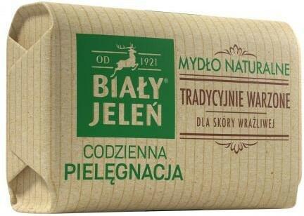 Produktbild Biały Jeleń White Deer Daily Care Natürliche traditionell gebraute Seife in Stangenverpackung 100g (Flüssigseife)